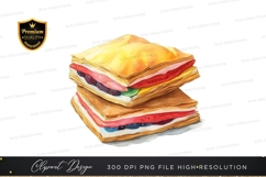 Delicious sandwich clipart png Product Image 1