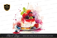 Delicious fruit topped cheesecake Product Image 1