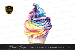 Rainbow swirl ice cream Product Image 1