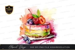 Delicious fruit topped cake Product Image 1
