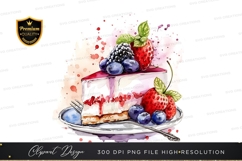 Delicious fruit topped cake Product Image 1