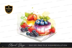 Delicious fruit topped cake Product Image 1