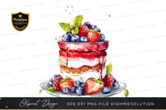 Delicious fruit topped cake Product Image 1