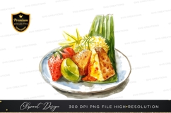 Tropical fruit platter clipart png Product Image 1