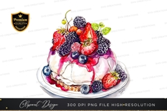 Delicious fruit topped cake Product Image 1