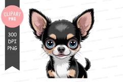 Cute chihuahua puppy clipart png Product Image 1