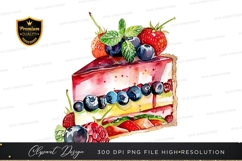 Delicious fruit topped cake Product Image 1