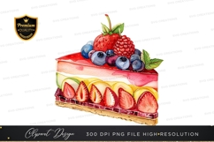 Delicious fruit topped cake Product Image 1
