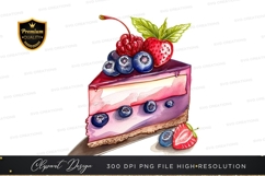 Delicious berry cheesecake slice Product Image 1