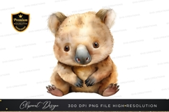 Adorable koala bear clipart png Product Image 1