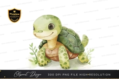 Happy turtle clipart png Product Image 1