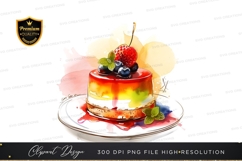 Delicious fruit topped cheesecake Product Image 1