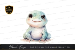 Happy frog clipart png Product Image 1