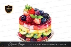 Delicious fruit topped cake Product Image 1