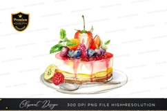 Delicious fruit topped cake Product Image 1
