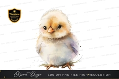 Cute yellow chick clipart png Product Image 1