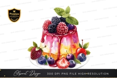 Delicious fruit topped cake Product Image 1