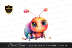 Colorful cartoon bug clipart png Product Image 1