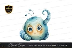Whimsical alien clipart png Product Image 1