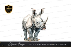 Baby rhino clipart png Product Image 1