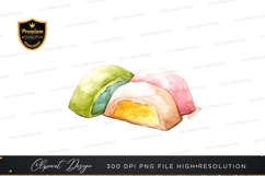 Delicious mochi treats clipart png Product Image 1