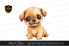 Cute puppy clipart png Product Image 1
