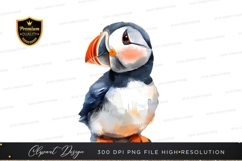 Puffin bird clipart png Product Image 1