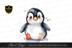 Cute penguin clipart png Product Image 1