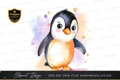 Cute penguin clipart png Product Image 1
