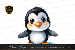 Cute penguin clipart png Product Image 1