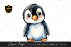 Cute penguin clipart png Product Image 1