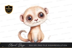 Adorable cartoon cat clipart png Product Image 1