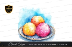 Colorful fruits on a plate Product Image 1