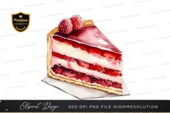 Delicious strawberry and raspberry layer cake Product Image 1