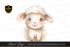 Cute sheep clipart png Product Image 1