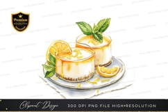 Lemon cheesecake clipart png Product Image 1