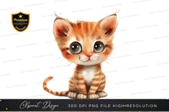 Adorable kitten clipart png Product Image 1