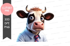 Business cow clipart png Product Image 1