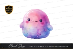 Whimsical galaxy blob clipart png Product Image 1