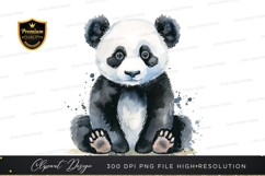 Cute panda sitting Product Image 1