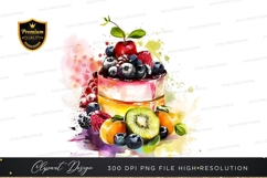 Vibrant fruit topped cake Product Image 1