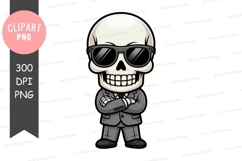 Cool skull clipart png Product Image 1