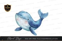 Whale clipart png Product Image 1