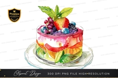 Delicious fruit topped cake Product Image 1