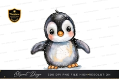 Cute penguin chick clipart png Product Image 1