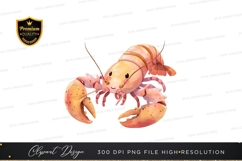 Cartoon lobster clipart png Product Image 1