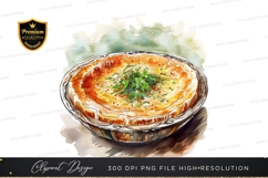 Delicious quiche with fresh herbs Product Image 1