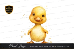 Happy duckling clipart png Product Image 1