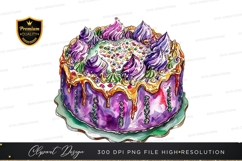 Delightful purple birthday cake Product Image 1