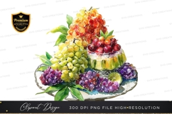 Vibrant fruit arrangement clipart png Product Image 1